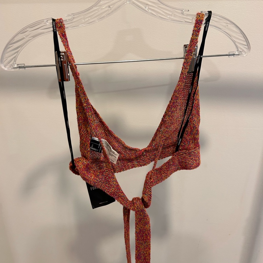 Multicolor Knit Halter Top - Picture 5 of 5